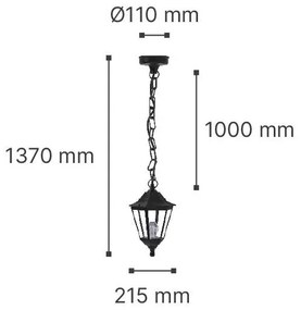 Светлина за окачване it-Lighting Redfish 803001