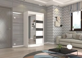 Гардероб Bissom 120 плъзгащ се-Leuko-Mauro