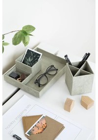 Бежов органайзер за бюро от 4 части Lena - Bigso Box of Sweden