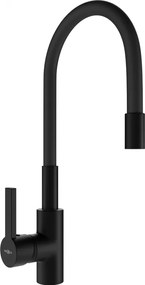 Mexen Flex кухненски кран, черен - 670900-70