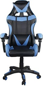 Гейминг стол Pu BF7850-Черен-синьо