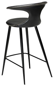Черен бар стол от изкуствена кожа DAN-FORM Дания , височина 90 cm Flair - DAN-FORM Denmark