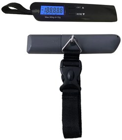 Дигитален кантар за багаж SAPIR SP 1652 A, До 50 кг, LCD дисплей, Черен