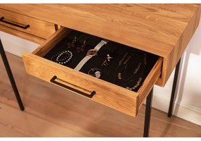 Дъбова тоалетка 97x45 cm Abies - The Beds