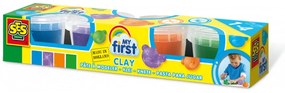 SES - My first: Пластилин за най-малките, 4 цвята х 90гр.