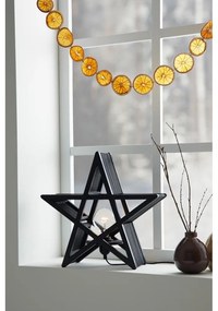 Черна коледна светлинна украса Bamboo – Markslöjd