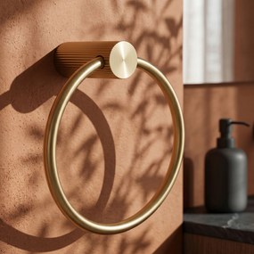 Закачалка за баня Ring 64106 SOLO Brush Gold