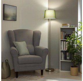 Brilagi - LED подова лампа CERIA 1xE27/40W/230V, диаметър 30 см, зелена/матов хром