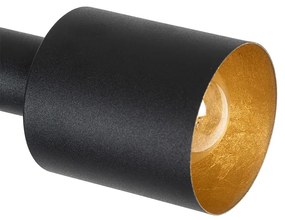 Модерна подова лампа черна 2-светлина - Stijn