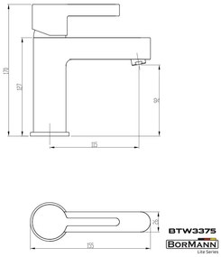 Кран за мивка Violet BTW3375