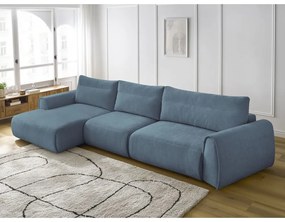 Син ъглов диван Aden – Bobochic Paris