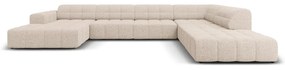 Бежов ъглов диван (десен ъгъл/"U") Chicago - Cosmopolitan Design