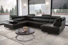 Ъглов диван Gelito Max II LTHR-Mauro-Left