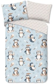 Единично фланелено детско спално бельо 140x200 cm Jani – Good Morning