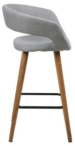 Комплект от 2 сиви бар столa Gill - Actona