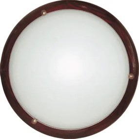 Плафониера ДЪРВО КРЪГ, ø400, махагон, 2xE27