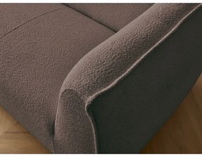 Кафяв диван от прежда с примки от букле 242 cm Giorgia – Bobochic Paris