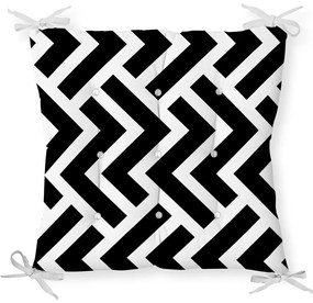 Възглавница за сядане Scribble от памучна смес, 40 x 40 cm - Minimalist Cushion Covers