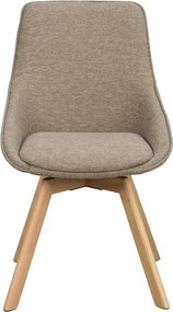 Бежови трапезни столове в комплект от 2 бр. Alison – Rowico