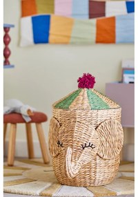 Детска кошница за играчки от воден зюмбюл в естествен цвят ø 35x50 cm Bobo – Bloomingville Mini