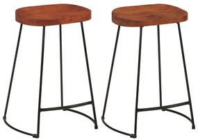 344915 vidaXL Gavin бар табуретки, 2 бр, 45x40x63 см, манго масив