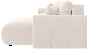 Бял разтегателен ъглов диван (променлив) Lorine – Ropez