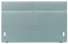 Тюркоазено тапицирано двойно легло с решетка 180x200 cm Elyna - Bobochic Paris