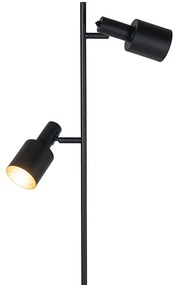 Интелигентна подова лампа черна с 2 Wifi A60 - Stijn