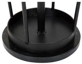 Черна метална закачалка Glam - Mauro Ferretti