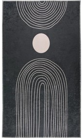 Антрацитен миещ се килим, 80x150 cm - Vitaus