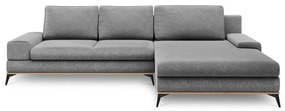 Сив разтегателен диван ъгъл , десен ъгъл Planet - Windsor &amp; Co Sofas