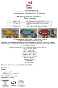 Stitch надуваем плажен комплект 4 части