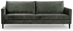 Зелен сив кадифен диван 220 cm Adagio - Scandic