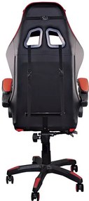 Гейминг стол Pu BF7850-Черен-червен