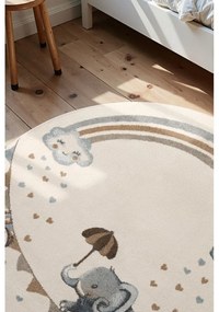 Кремав детски килим ø160 cm Walk like an Elephant Rainbow – Villeroy&amp;Boch