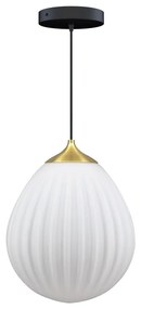 Бялo-златен абажур ø 27 cm Around the World Medium – UMAGE