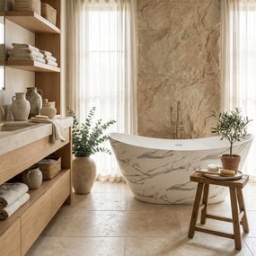 Свободностояща акрилна вана Ferrano Slim Nature 170