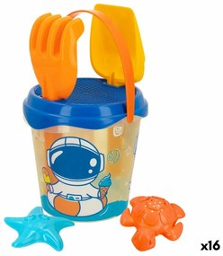 Комплект плажни играчки Colorbaby Ø 18 cm полипропилен (16 броя)