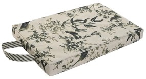 Floor cushion Home ESPRIT Зелен Бежов Памук полиестер 40 x 25 x 4 cm