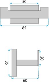 Закачалка за баня OSTE 205 Black