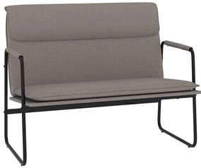 351356 vidaXL Пейка, таупе, 100x64x80 см, плат