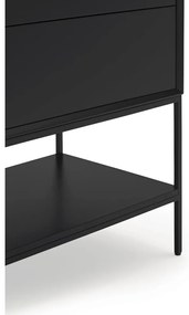 Черно шкафче 120x140x45 cm Platt – Teulat