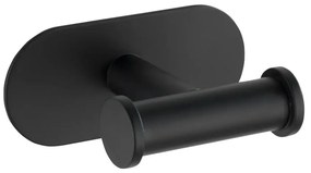 Матово черен комплект самозалепващи аксесоари за баня от неръждаема стомана Orea - Wenko