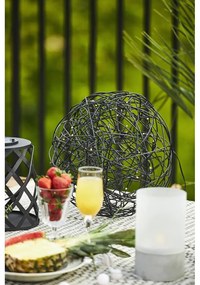 Черен LED фенер, височина 20 cm Calabria - Star Trading