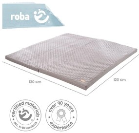 Тъмносиво детско килимче за игра 120x120 cm Style – Roba