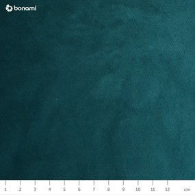 Тюркоазено двойно тапицирано легло с място за съхранение и включена подматрачна рамка 140x200 cm Kiana – Makamii