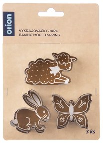 Формички за бисквитки с великденска тематика в комплект от 3 броя - Orion