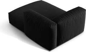 Черен модул за диван (десен ъгъл) Martina – Micadoni Home