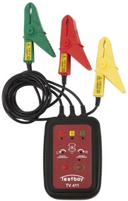 TESTBOY Тестер за посока и последователност на фази CAT III 70...600Vac, LED, Testboy TV 411 - 4028532204112
