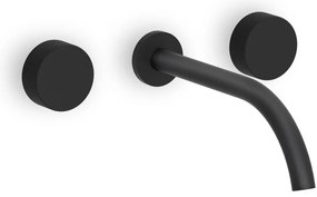 Кран мивка 2 дупки Eletta Tecno-Черен - Mat